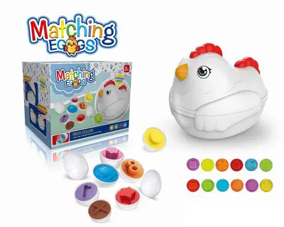 Geometric shape matching toy, twist egg - 11