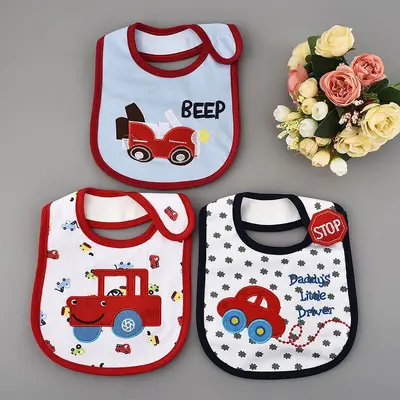 Baby Bib Drool Towel, Pure Cotton, Waterproof, Four Seasons - 4