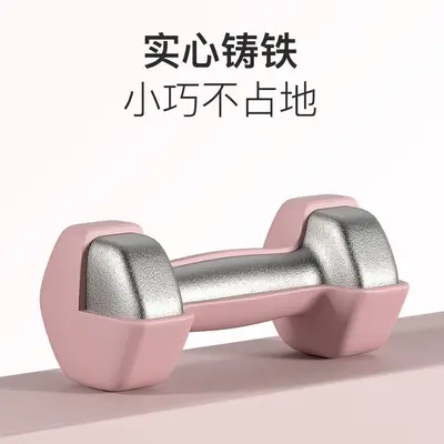 Beschichtete Kurzhanteln Fitness-Geräte für Damen Heimtraining Armmuskel-Training für Herren Yoga Schüler Kinder Gusseisen Mini-Hantel-Set