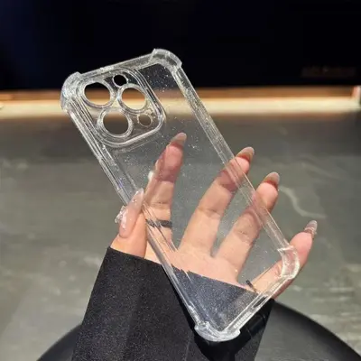 iPhone 16 Pro Max glitter kılıf, dört köşe koruma, yumuşak TPU
