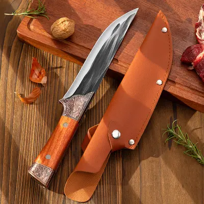 Butcher knife set, forged steel - 8