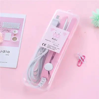Kız Öğrenciler için Mini Saç Düzleştirici ve Kıvırıcı, Düzleştirme ve Kıvırma Kakası için Çift Kullanımlı, Tek Parça Dropshipping. - 7