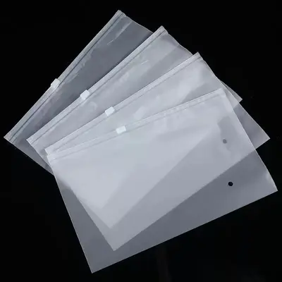 服装拉链袋cpe磨砂塑料包装袋跨境警示语内衣童装毛衣透明pe袋子