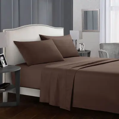 Weiou cross-border home textile Amazon eBay sheets and fitted sheets export plain printed four-piece sheet set - 10