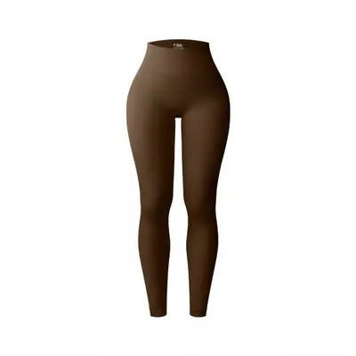 Threaded Seamless Yoga Leggings, Long, Women's, High Waist, Butt-Lifting
