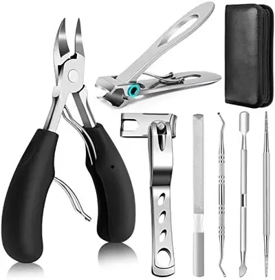 Nail Clipper and Plier Set for Ingrown and Thick Toenails - 8
