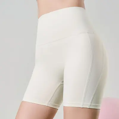 Women's Three-Quarter Yoga Pants, Thin Style, High Waist, Tummy Control, Quick-Dry - 2