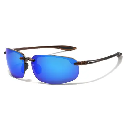 Men's Polarized Sunglasses Metal Frame Retro Driving and Cycling Style - 4