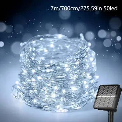 LED Sternenhimmel V Hängeleuchte mit magischer Bohne, dreifarbig dimmbar, RGB-Lichter, Niederspannungs-Lichtquelle, warmweiße Atmosphärenleuchte, Kupferdraht-Lampe - 11