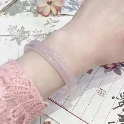 Jingle bilezik, bir adım atılarak, bir adım atılarak, cam bilezik, taklitçi yeşim cam bilezik, en iyi öğrenci partisi, Han hanedanı istiflenebilir aksesuarları - 8