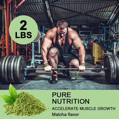 外贸跨境直销 抹茶味蛋白粉WHEY PROTEIN POWER工厂现货2.2lbs