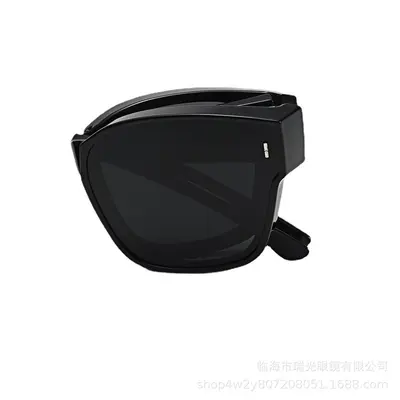 Foldable Sunglasses for Men, Fashionable Clip-On Polarized Anti-UV Sunglasses for Men, Driving Sunglasses Specially Designed for Women