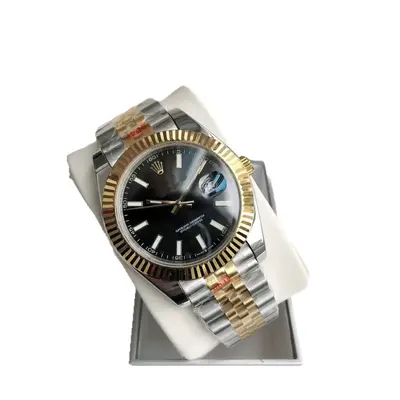 41MM Günlük Sahte Mekanik Koşu Saniye Mekanizmalı Tam Otomatik Katı Çelik Bilezir Erkek Kol Saati Su Geçirmez Gece Işıltısı Kol Saati Toptan - 5