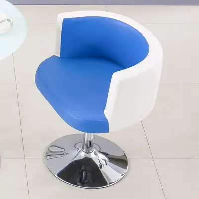 Negotiation Chair Swivel Height-Adjustable Single Small Armchair - 13