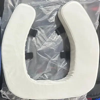 Waterproof Velcro Toilet Seat Cover, Soft Raised Thickened Cushion - 7