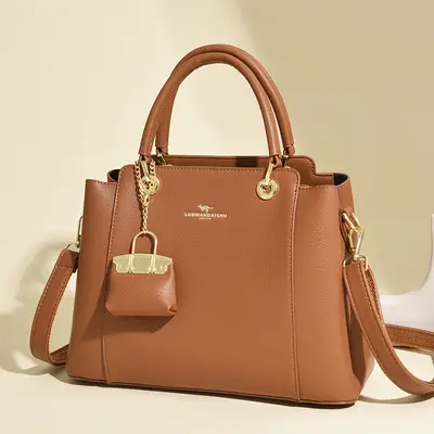 Women's Handbag, Large Capacity, Single Shoulder Strap - 12