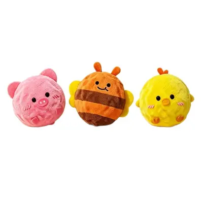 Dog toy, cartoon spiky ball with sound