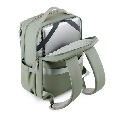 Laptop-Rucksack 16 Zoll mit vollständigem Luftkissen-Stoßschutz, großes Fassungsvermögen, Herren und Damen, Business, Pendeln, Schulter-Rucksack für Studenten - 4