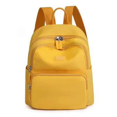 Women's Casual Solid Color Backpack, Korean Style, Large Capacity - 6