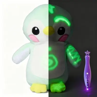 TK GlowBabies Işıklı Peluş Oyuncak, Parlak Boyama Figür, Çocuklar İçin - 7