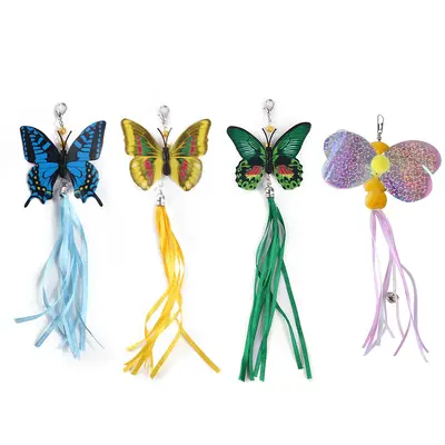 Animal-Shaped Cat Teaser Wand Replacement Heads, Multiple Styles - 4