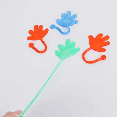 80s Nostalgia Stretchy Sticky Wall-Climbing Hand Toy