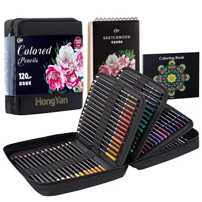 120er Buntstifte Set mit Aufbewahrungstasche