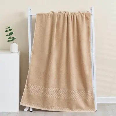 Pure cotton bath towel set, 3-piece, absorbent quick-drying - 8