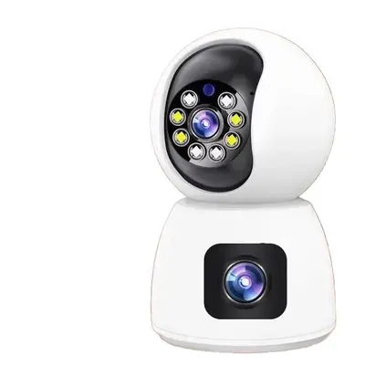 Ev kullanımı için güvenlik kamerası, iç mekan, 360 derece kör nokta olmayan, WiFi akıllı yüksek çözünürlüklü kamera, akıllı güvenlik.