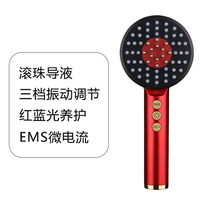 Red and Blue Light Electric Hair Growth Comb with Essential Oil Atomizer - 9