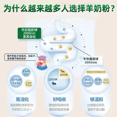 高钙益生菌羊乳营养粉中老年人补充蛋白质营养高钙乳清蛋白粉