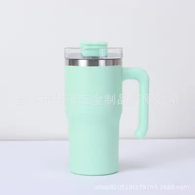 Vakuum-Isolierbecher aus 304 Edelstahl, 590 ml, Macaron - 11