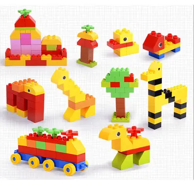 LEGO Compatible Building Blocks Ball Track Slide Set Children's Toy - 8