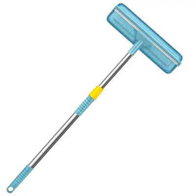 2-in-1 Household Squeegee Window Cleaner for High-Rise Windows