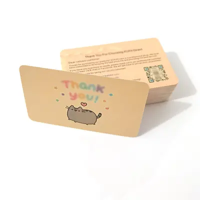 Custom Printed Postcard, Cardstock Thank You and Greeting Card