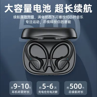 TWS-A20 Wireless Bluetooth Earphones Ear-Hook Sports In-Ear