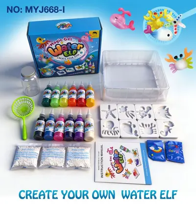 Su Perisi El Yapımı DIY Malzeme Seti, Çocuklar İçin Eğitici Oyuncak - 11