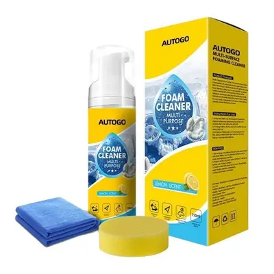 Cross-border multifunctional foam cleaner, powerful decontamination car interior leather seat cleaner, specially designed for white sneakers. - 9