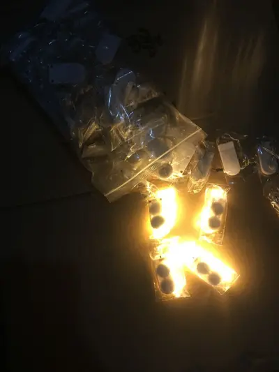 LED-Kupferdraht-Lichterkette, Knopfzelle, Weihnachtsdeko - 7