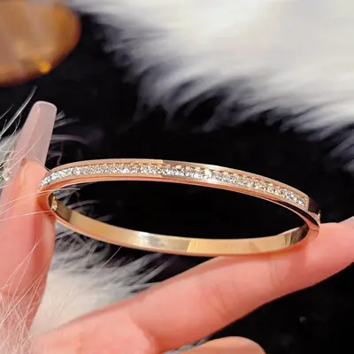 Titaniumbracelet mit Sternenmuster, Damen, Paarmodell - 11