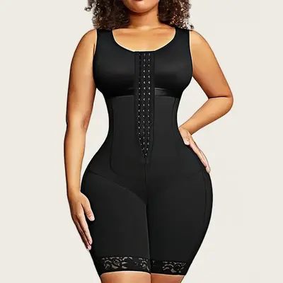 Bodyshaper-Einteiler Plus Size mit Taillen- und Bauchformung - 8