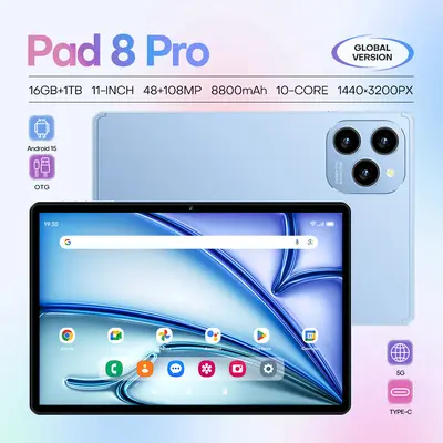 Sınır ötesi e-ticaret 2025 10.1 inç incell ekran Pad8Pro tablet çift hatlı 4G arama 4+32