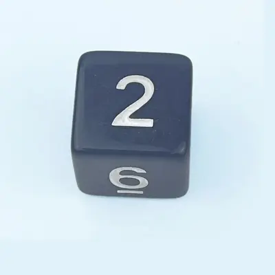 Acrylic 6-Sided Dice for Tabletop RPG and Board Games - 12