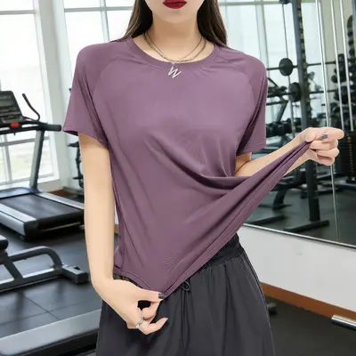 Damen Quick-Dry Sportset mit atmungsaktivem Kurzarm-Oberteil - 7