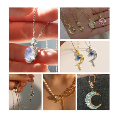 925 gümüş takı, köprücük zinciri, customizable set