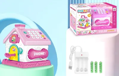 Baby Educational Six-Sided Activity Cube with Learning Phone Toy - 10