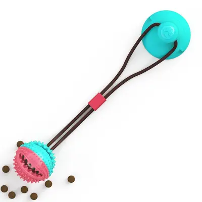 Bite-Resistant Suction Cup Ball Dog Toy - 7