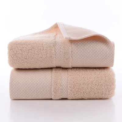 Baumwoll-Handtuchset 3-teilig, 100% Baumwolle mit Stickerei - 9