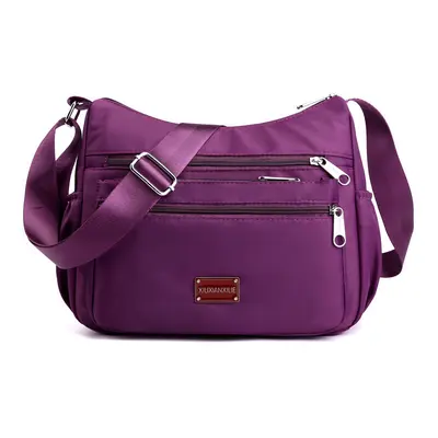 Large Capacity Nylon Crossbody Bag for Women, Multi-Compartment - 13
