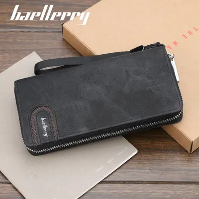 Baellerry Erkek Uzun Fermuarlı Cüzdan, El Bileği Askılı - 4